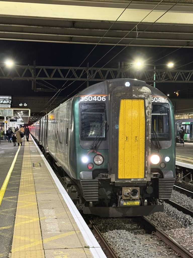 The terminated service at Milton Keynes Central