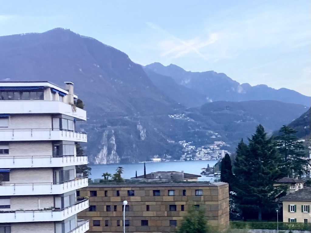 Glimpse of the lake at Lugano