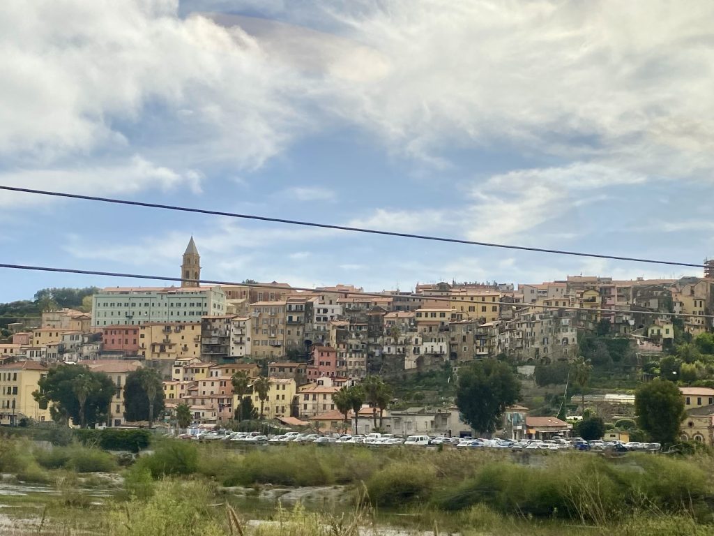 Approaching Ventimiglia