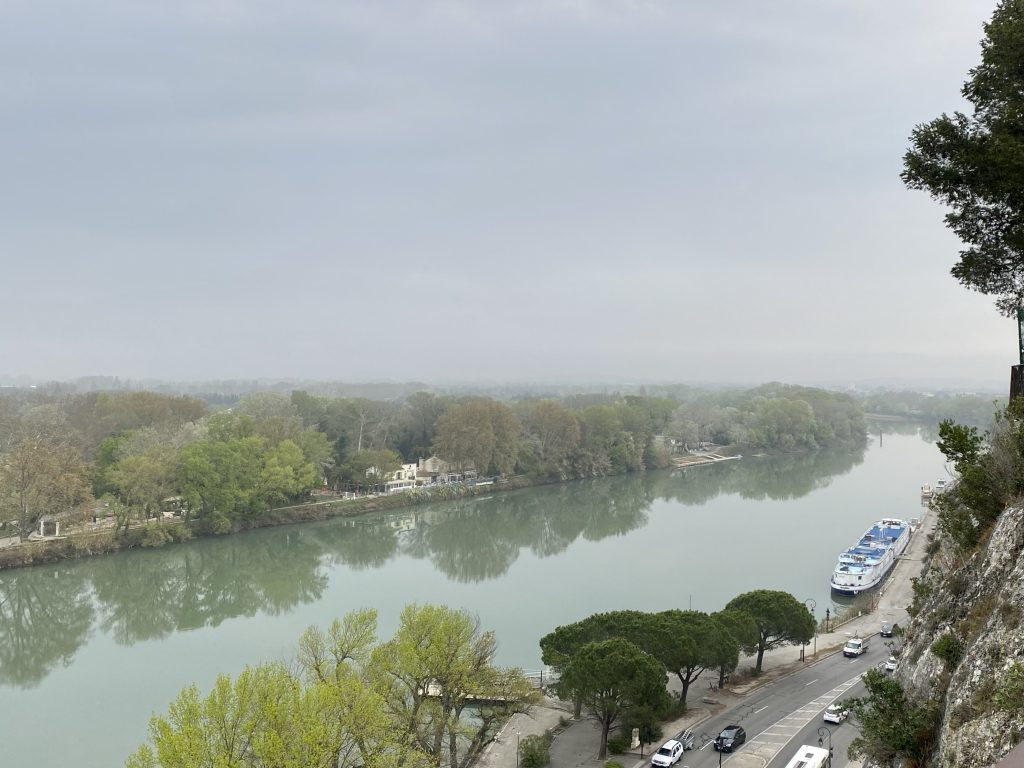 View along the Rhône