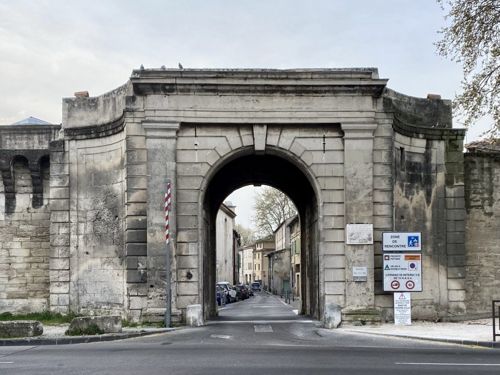 One of the city gates, Avignon