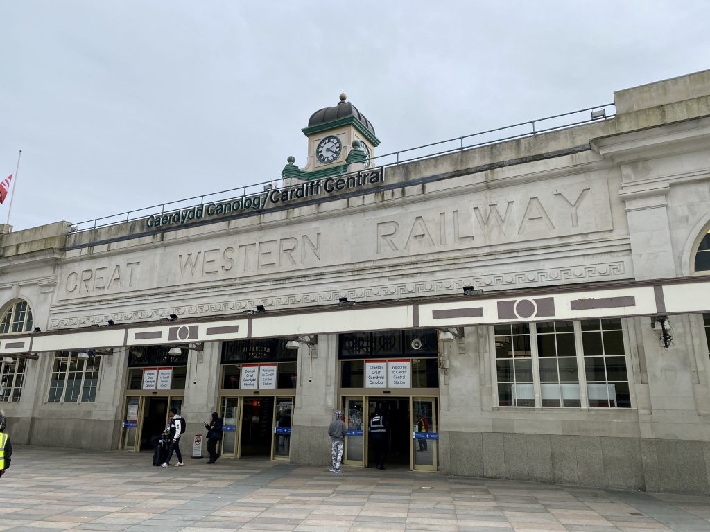 Cardiff Station entrance