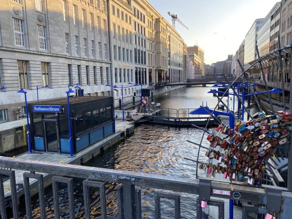 Lock in Hamburg city centre