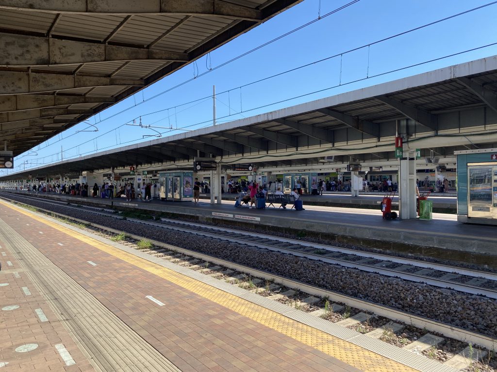 The constantly busy Venezia Mestre station